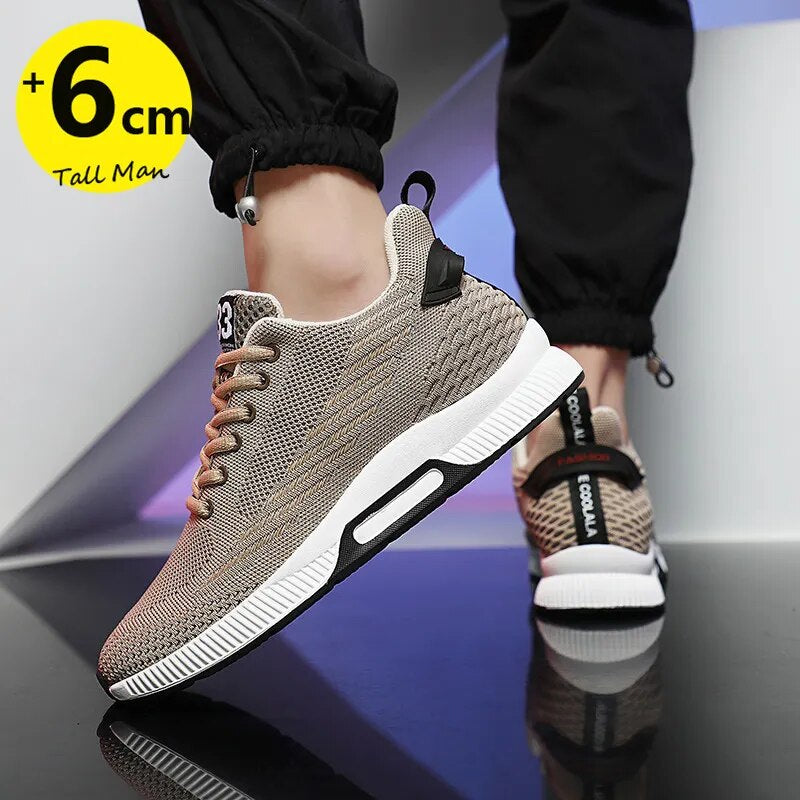 M1 Runner Sneakers Sports Height Increase Insole 6cm
